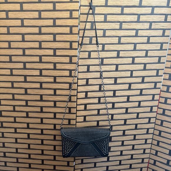MMS Black Studded Crossbody Purse - Picture 3 of 6